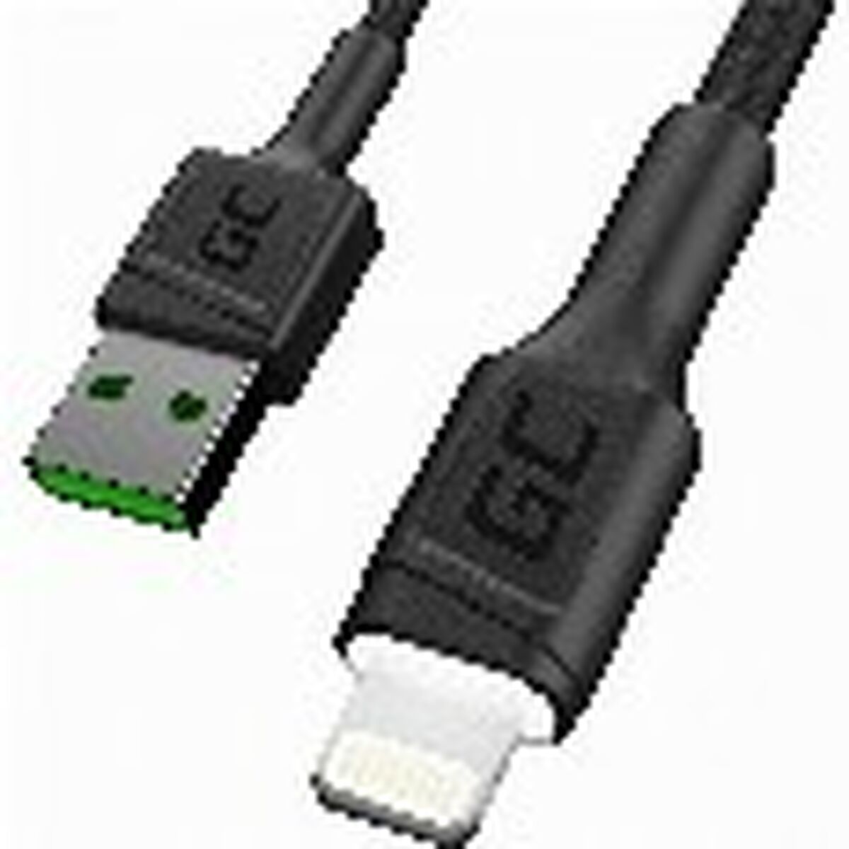 Lightning-Kabel Green Cell KABGC12 Svart 2 m